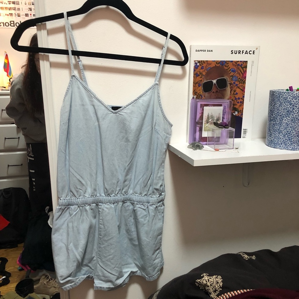 Forever 21 chambray romper